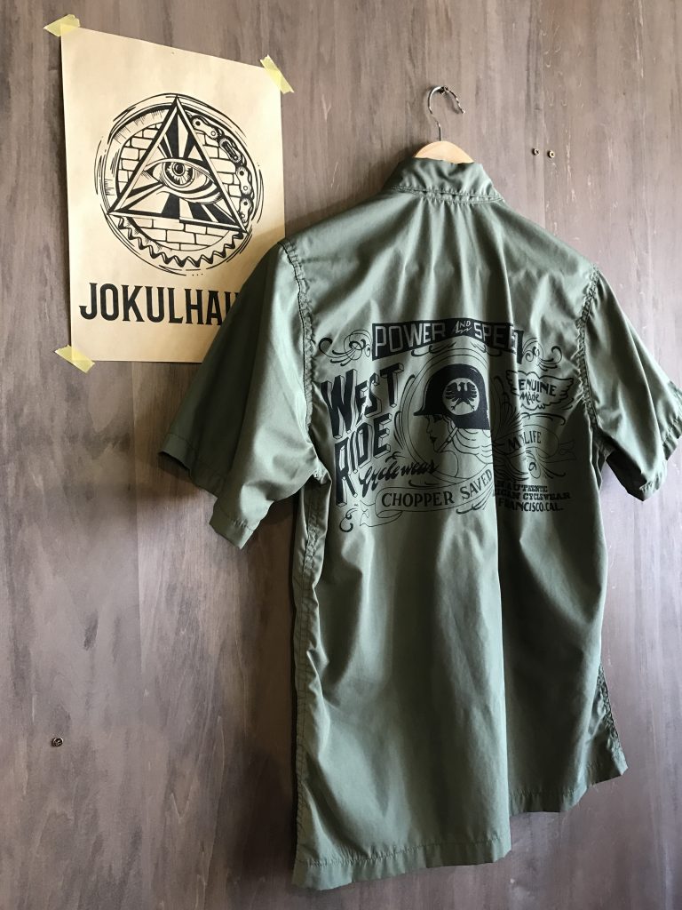 17SS SNAP WORK S/S SHIRTS OLIVE